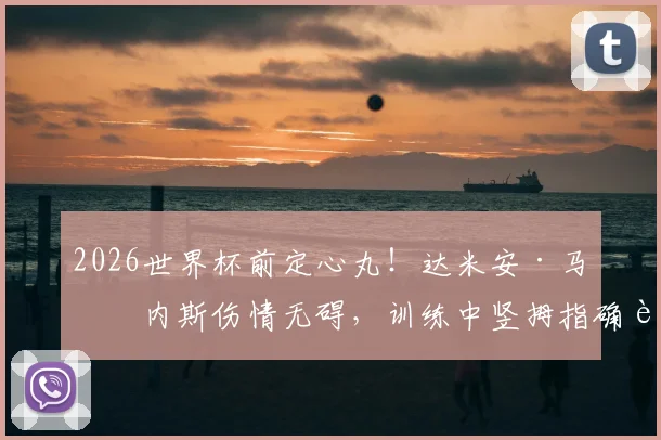 2026世界杯前定心丸！达米安·马丁内斯伤情无碍，训练中竖拇指确认可出战阿根廷队首轮关键战